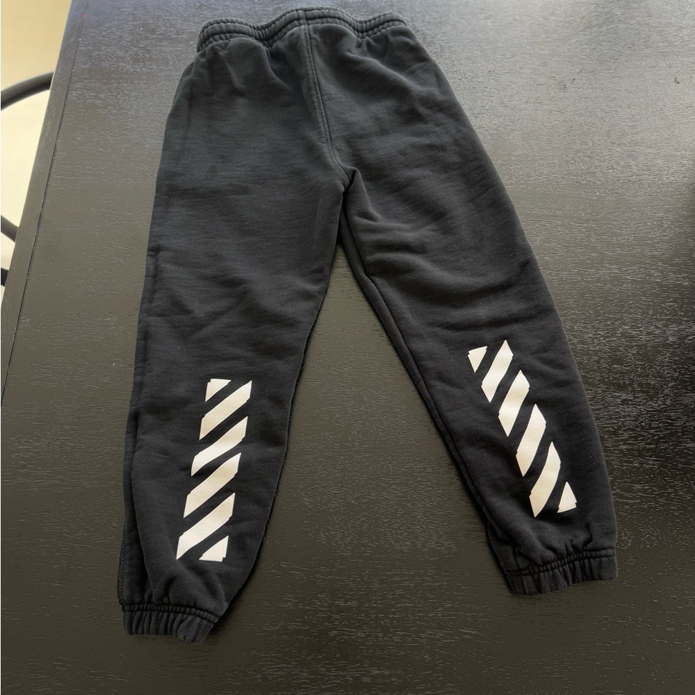 KIDS OFF-WHITE SWEATPANTS